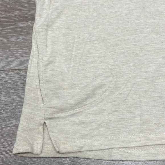 Athleta Studio Split Neck Hoodie Oatmeal Heather S - Picture 12 of 16